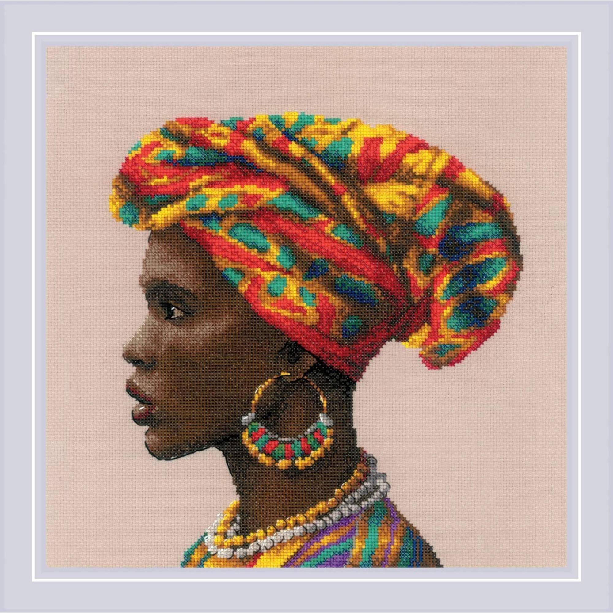 RIOLIS Amazing Africa Women Counted Cross Stitch Kit